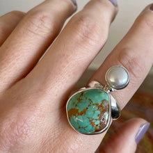 Turquoise Pearl Ring - 20% OFF