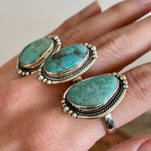 Navajo Turquoise Rings (size 8) - 20% OFF