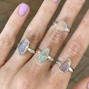 Raw Opal Rings (size 6) - 40% OFF
