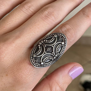 Mandala Ring (size 7.5) - 40% OFF