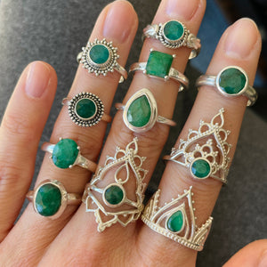 Emerald Rings - 30% to 40% OFF