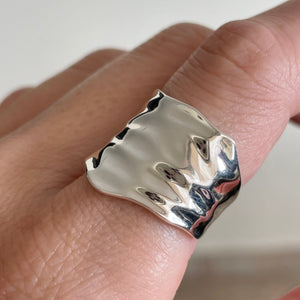 Tides Silver Ring - 20% OFF