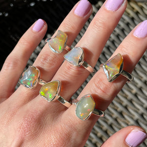 Raw Opal Rings (size 10) - 40% OFF