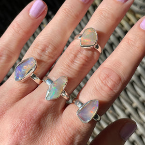 Raw Opal Rings (size 6) - 40% OFF
