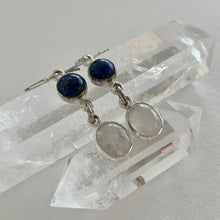 Lapis Lazuli Moonstone Earrings