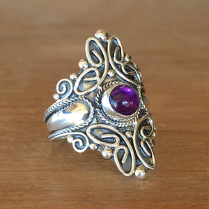 Amethyst Majestic Ring (size 8.5) - 40% OFF