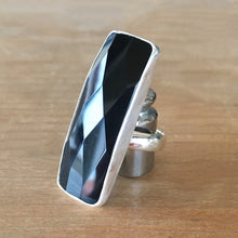 Onyx and Silver Ring - 20% OFF