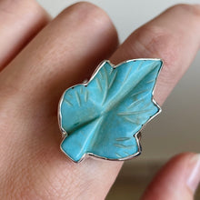 Turquoise Leaf Ring