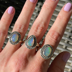 Opal Rings (size 10) - 40% OFF